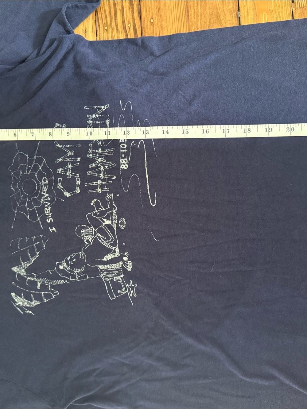Vintage single stitch camp hampton Graphic Tee - Black - Picture 5 of 5